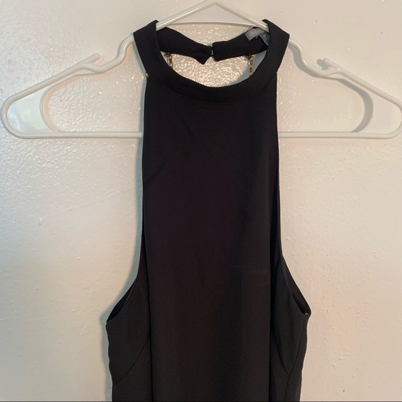 Charlotte Russe Chain Back Tank Top Black Gold - Picture 3 of 9